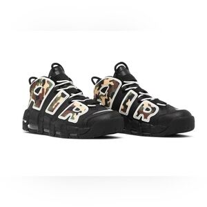 Nike Air More Uptempo '96 QS Black Camo Men's Shoes Size 13